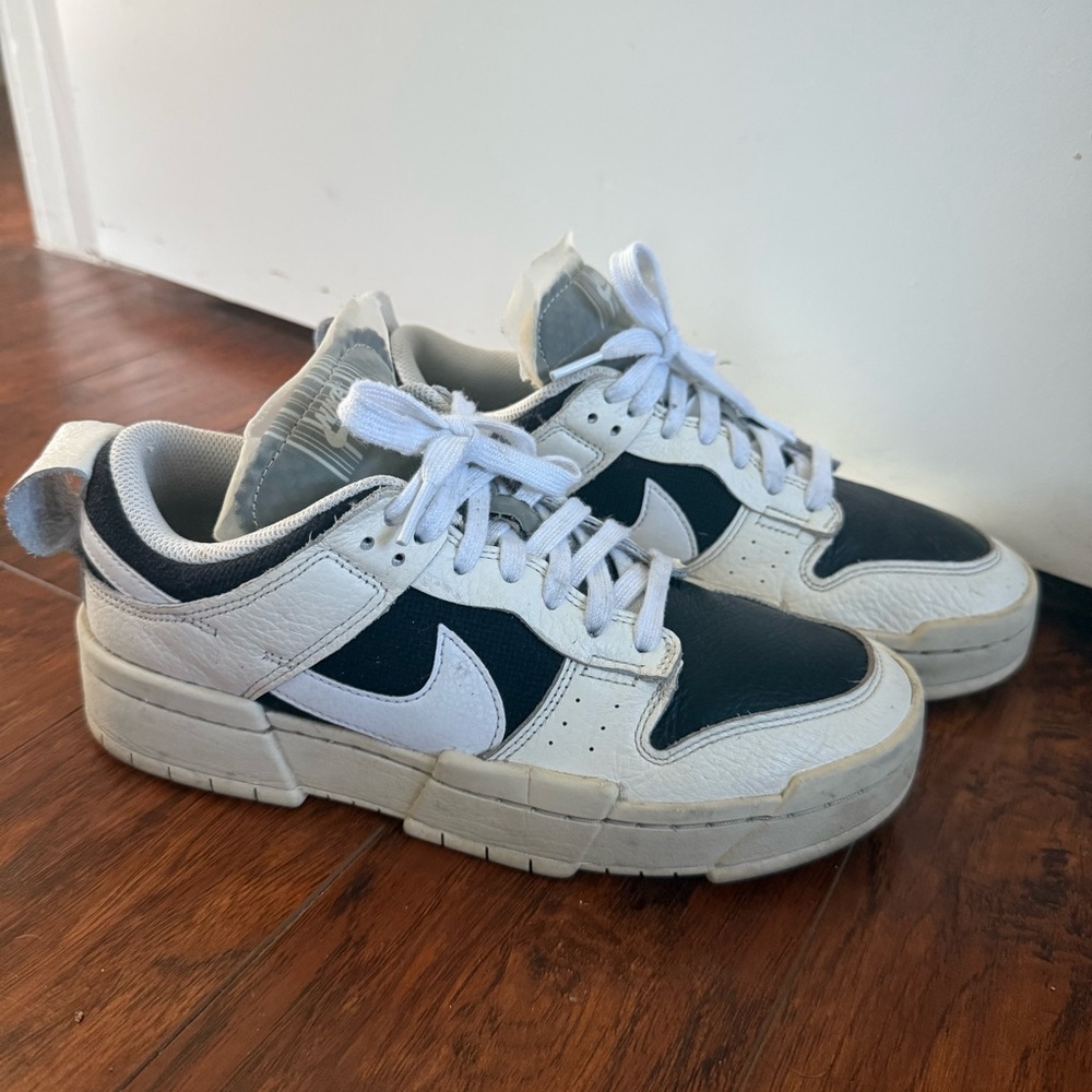 Nike Dunk Low Disrupt Ivory/Black Dual-Tone Sneakers